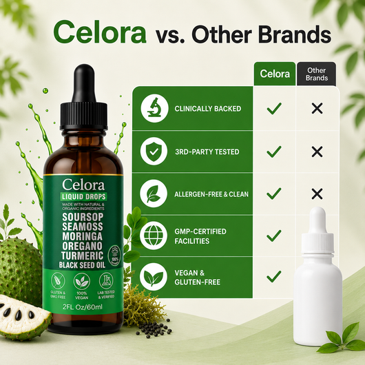 Soursop Bitters Liquid Drops 10 in 1 with Sea Moss, Moringa, Turmeric, Black Seed Oil, Oregano, Ashwagandha
